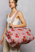 Quilted oversized Duffle