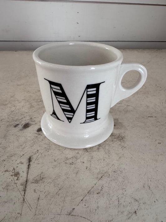 Anthropologie Letter M Bistro Mug