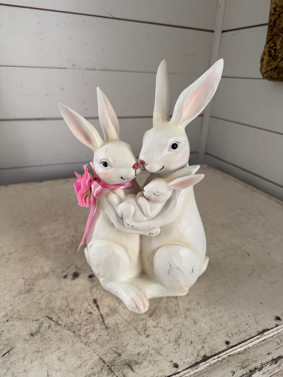 Easter bunny, family hugging will get makeover