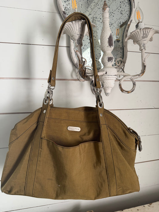 Baggallini Baby Hampton Shoulder Bag Purse Olive