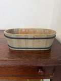 Oval Wood Trough Planter - Will Get Makeover
