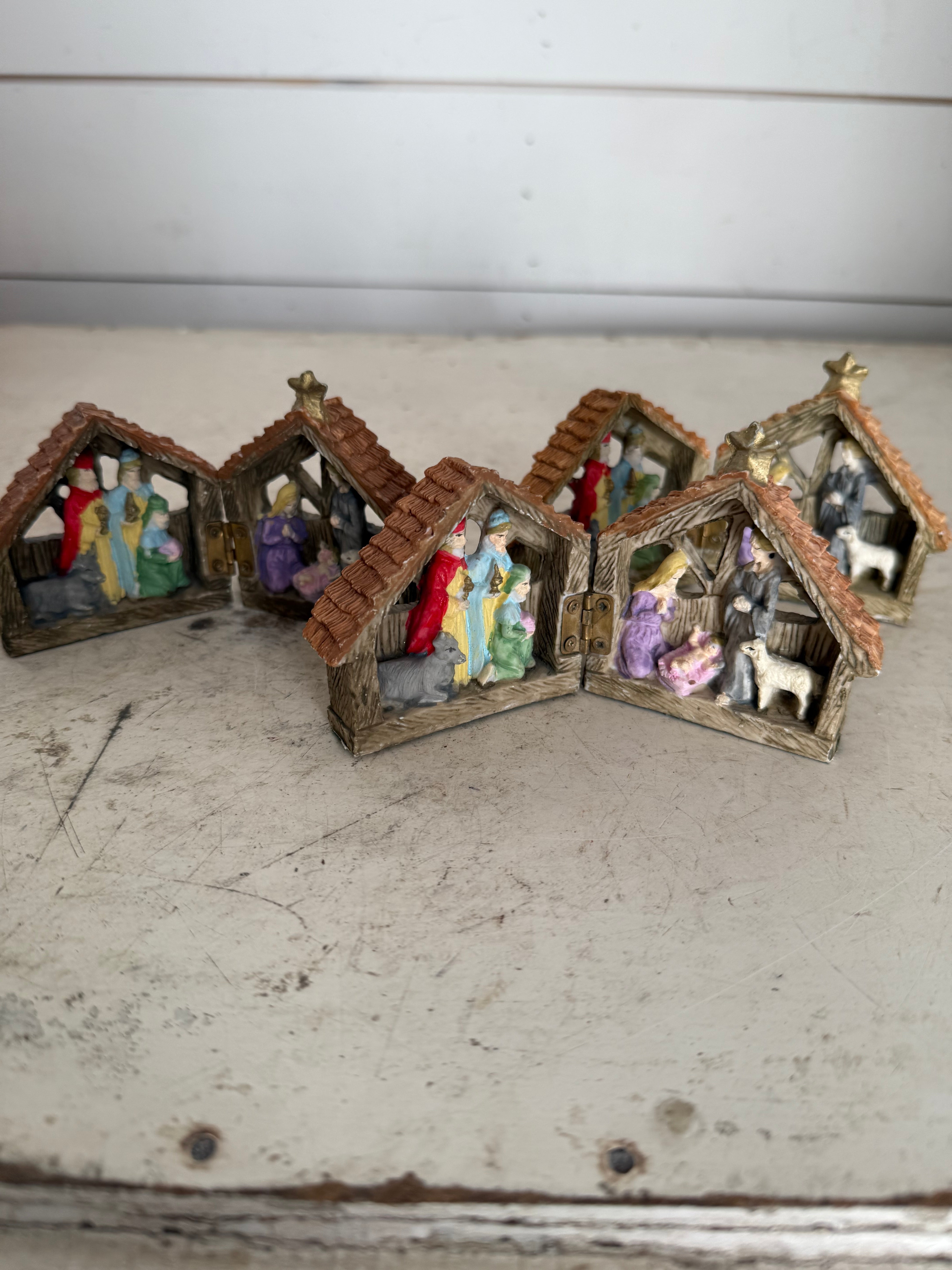 Folding Ceramic Nativity Manger Scene - Sold Individually – Jami Ray 