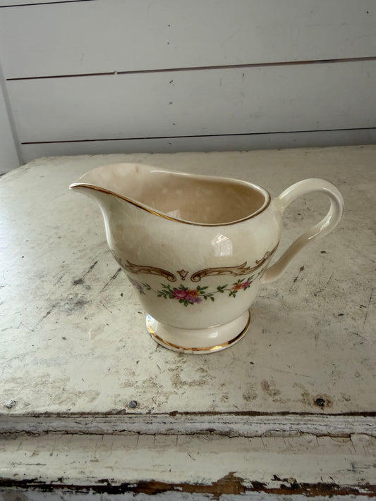 Vintage Knowles Creamer has small chip