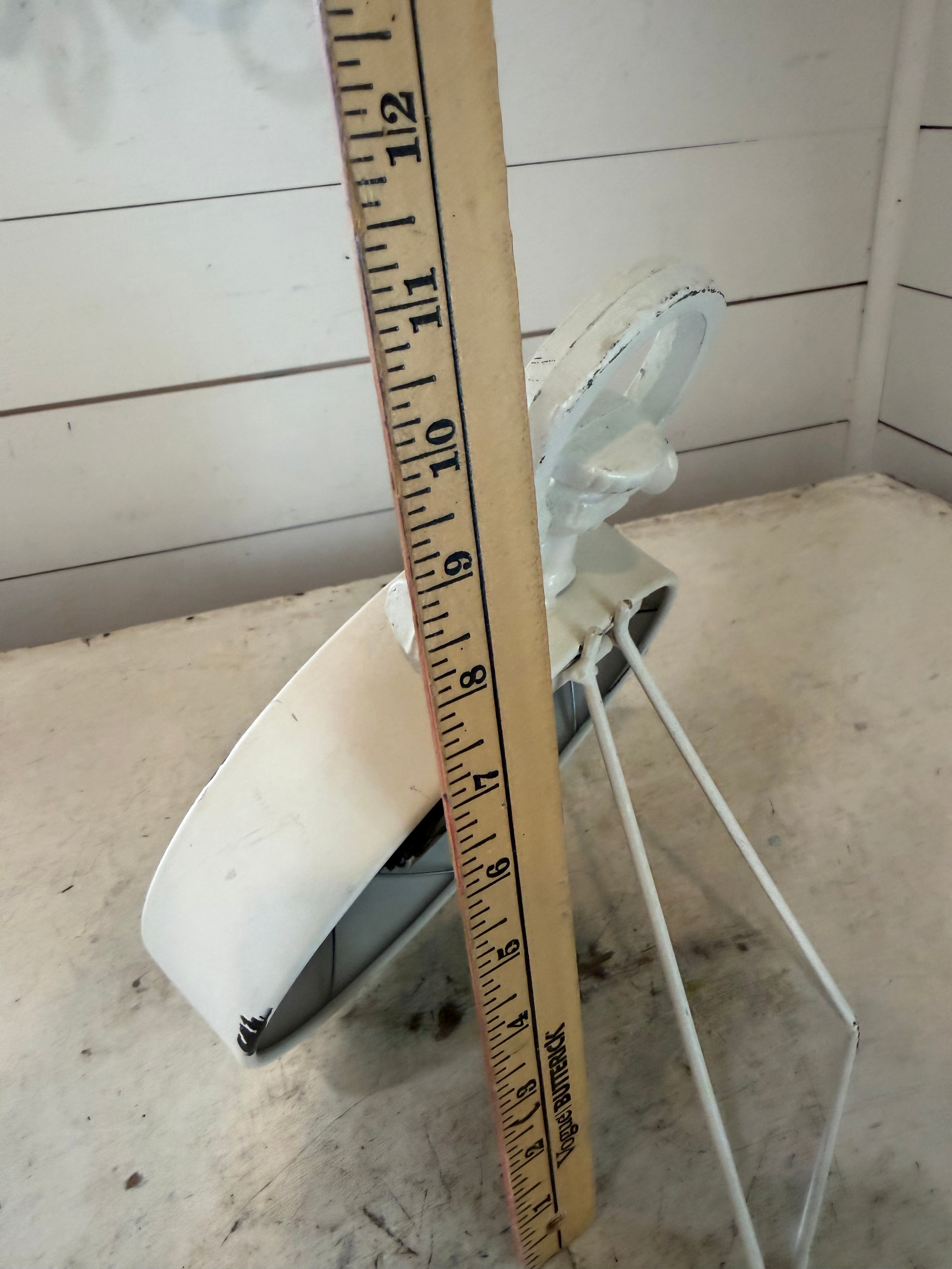 White Metal Clock
