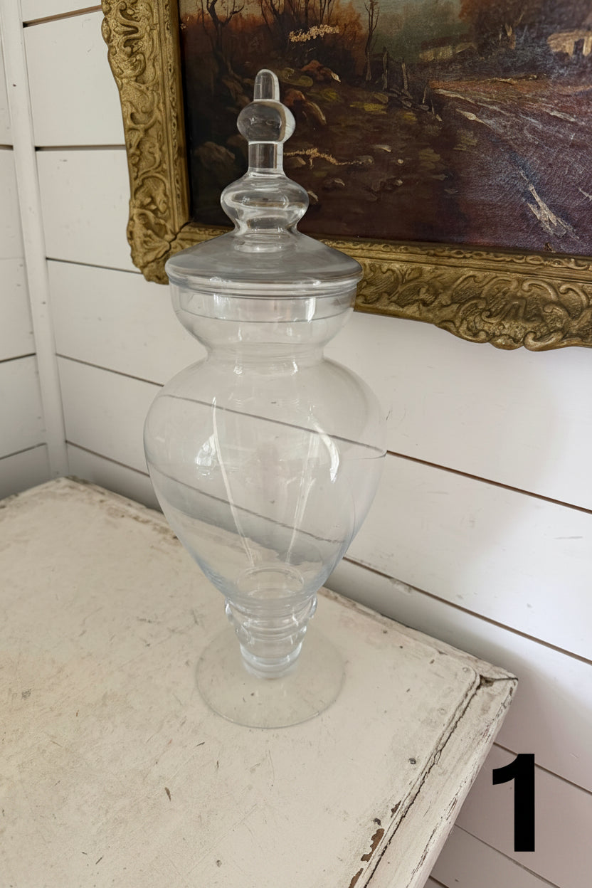 Apothecary Jars with Lid sold individually