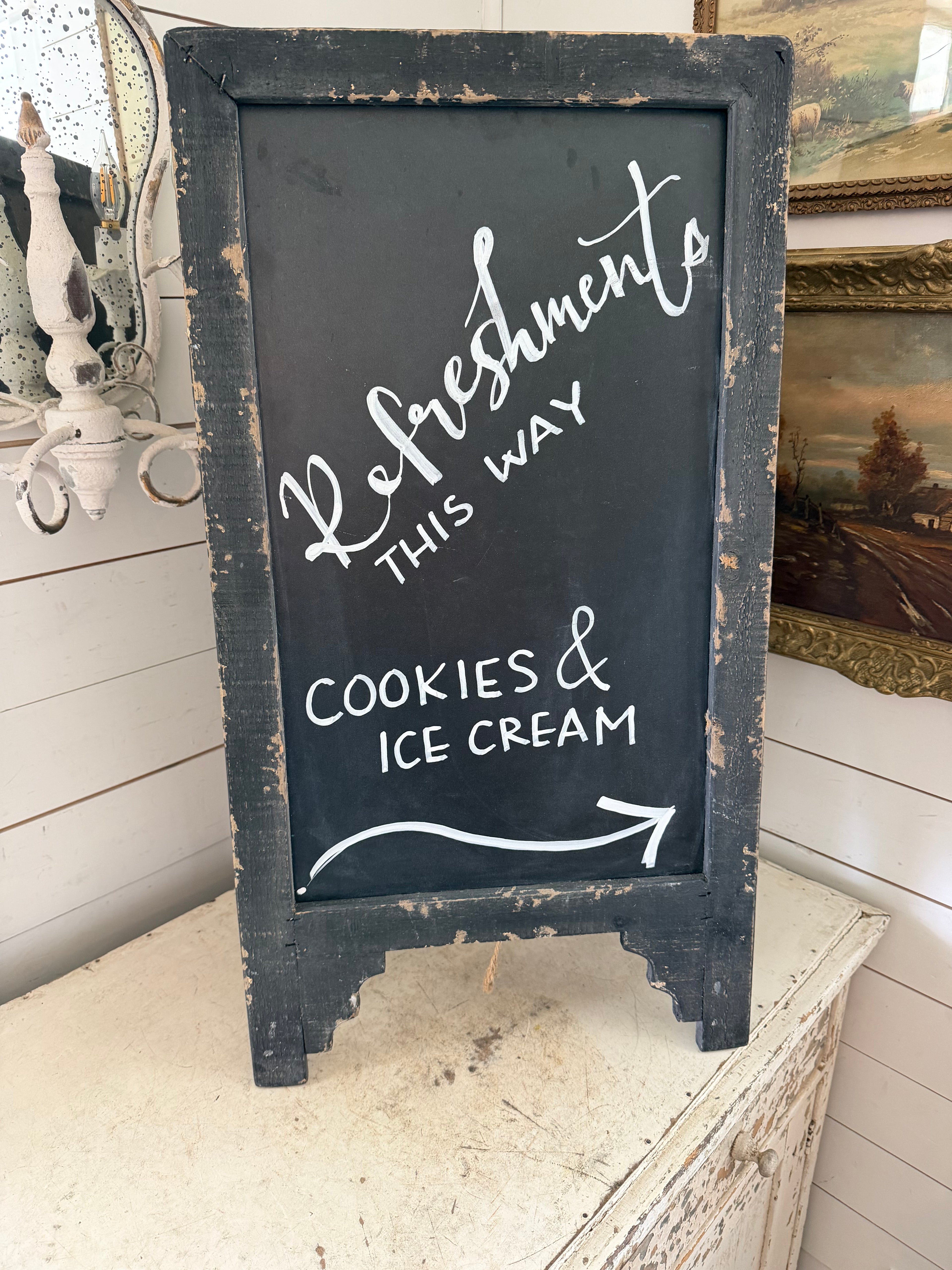 Large A Frame Chalk Board Sign Will Get Makeover