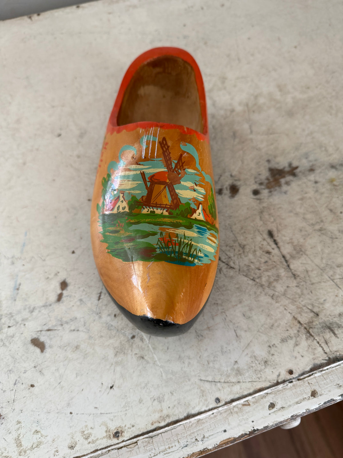 Dutch hand painted clog