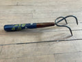 Vintage three garden cultivator with IOD makeover