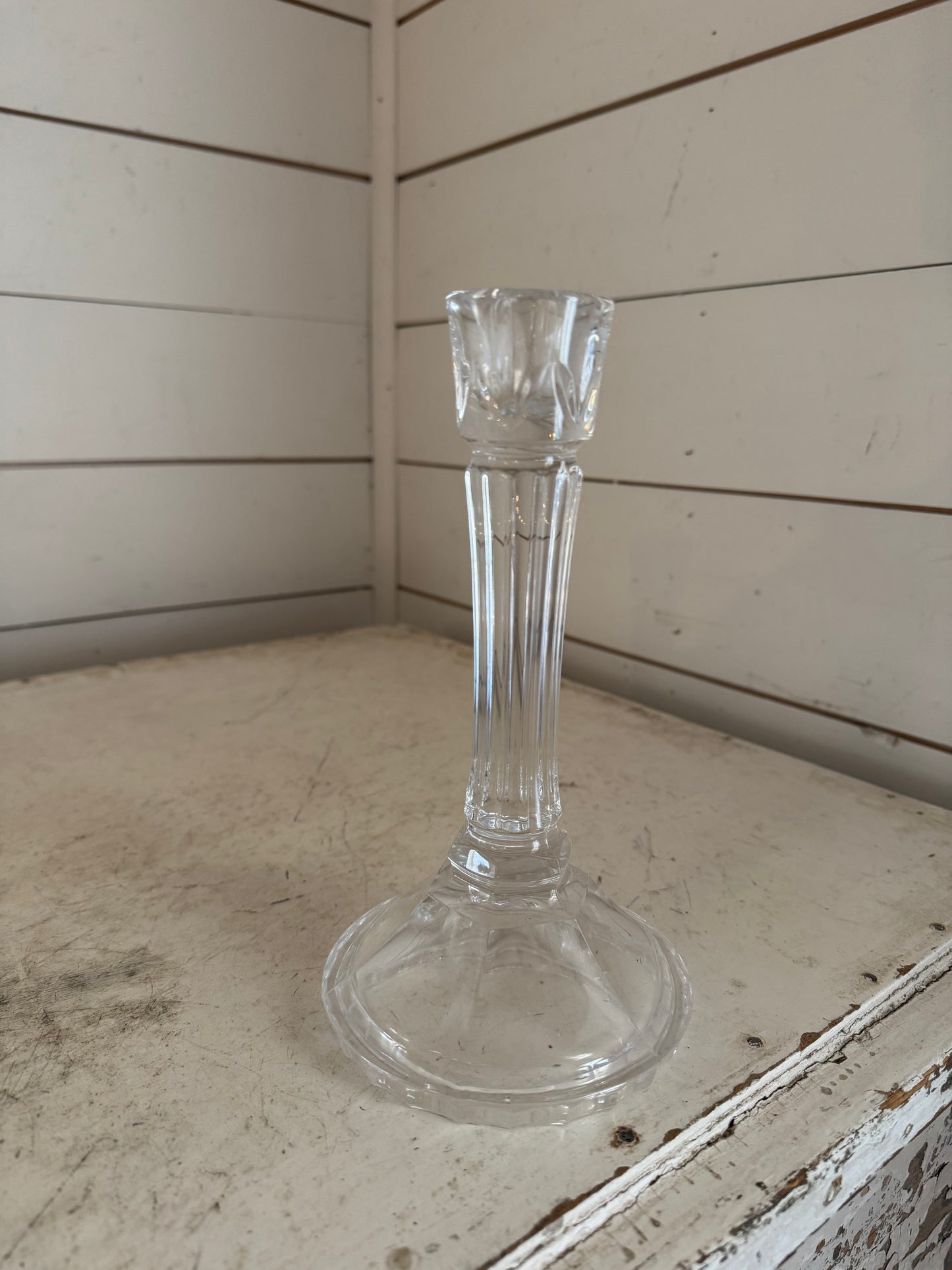 Italian Candlestick Holders 24%  Lead Crystal