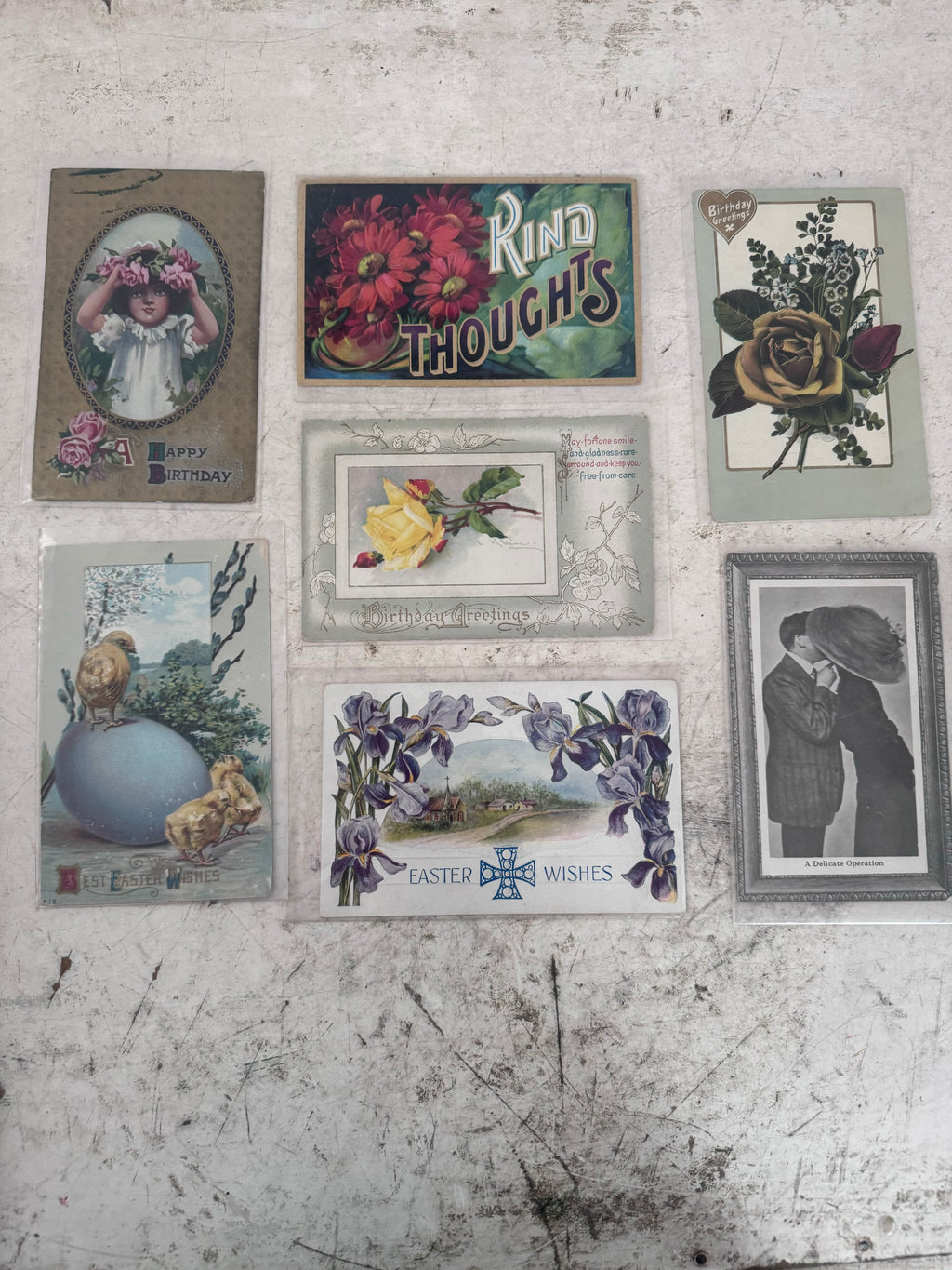 Antique postcard picked at random sold individually