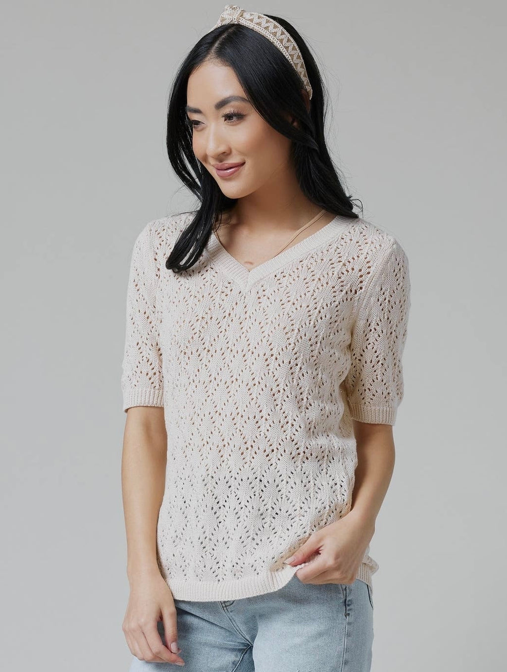 Arley V-Neck Pullover | Downeast