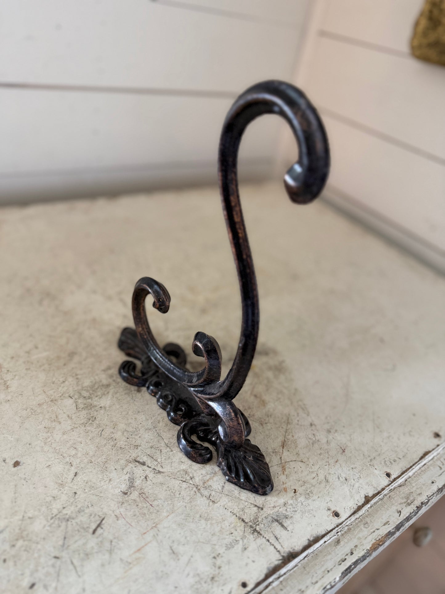 Ornate Cast-iron hat hook