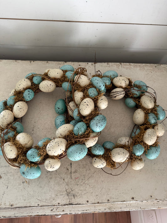 Decorative egg wreath sold individually