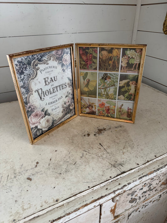 Double Brass Frame with Prints