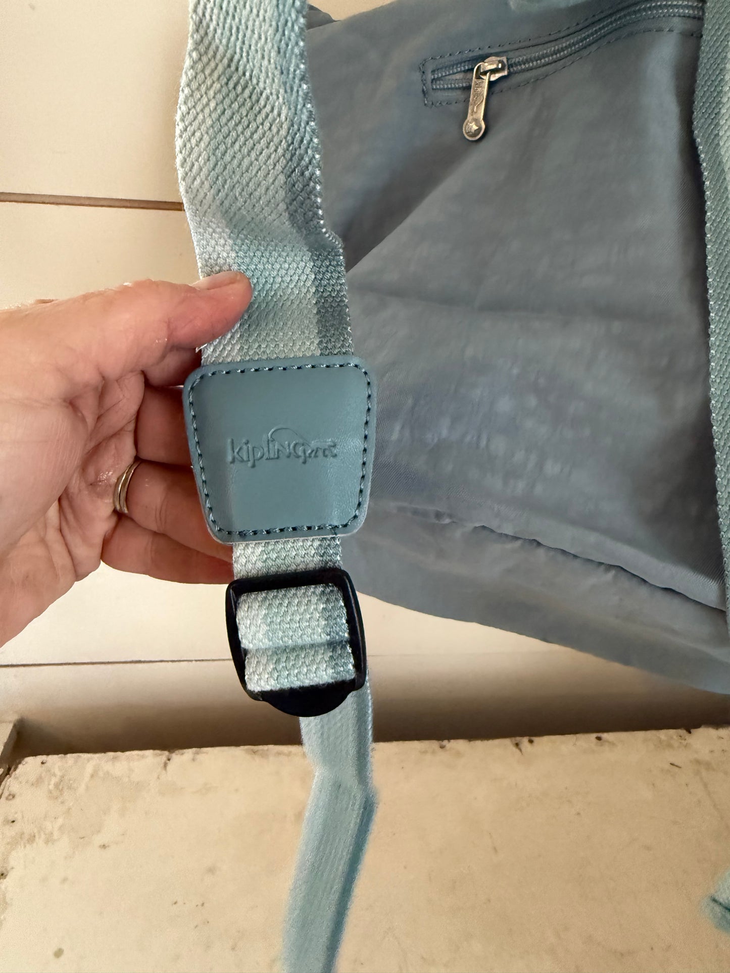 Blue Kipling backpack