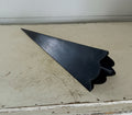 Long Triangle Metal Wall Pocket with scalloped Edge