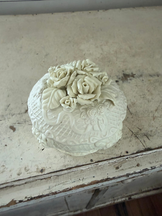 Bisque porcelain trinket box will get makeover