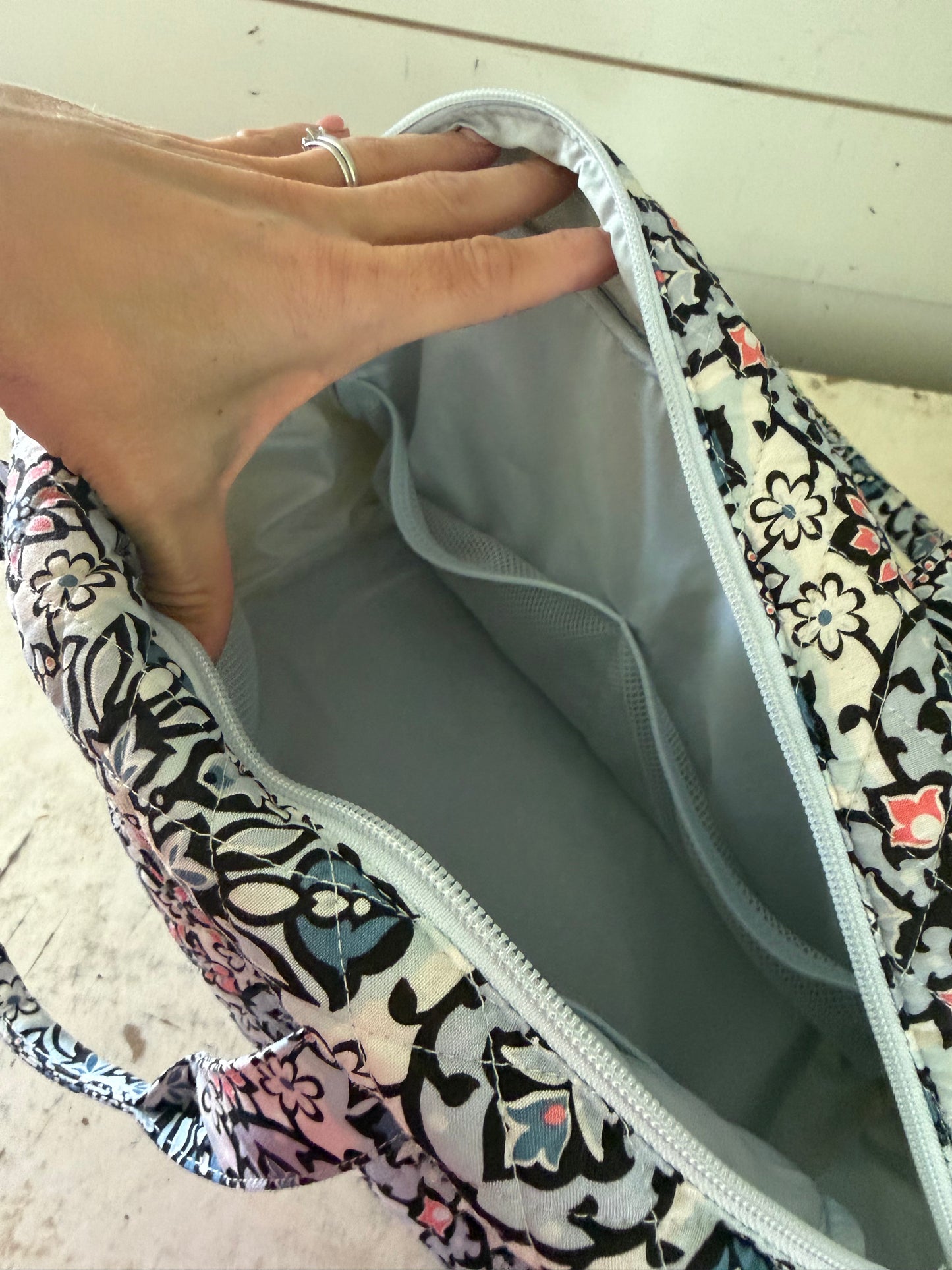 Vera Bradley Medium Traveler Bag in the retired Lisbon Medallion pattern