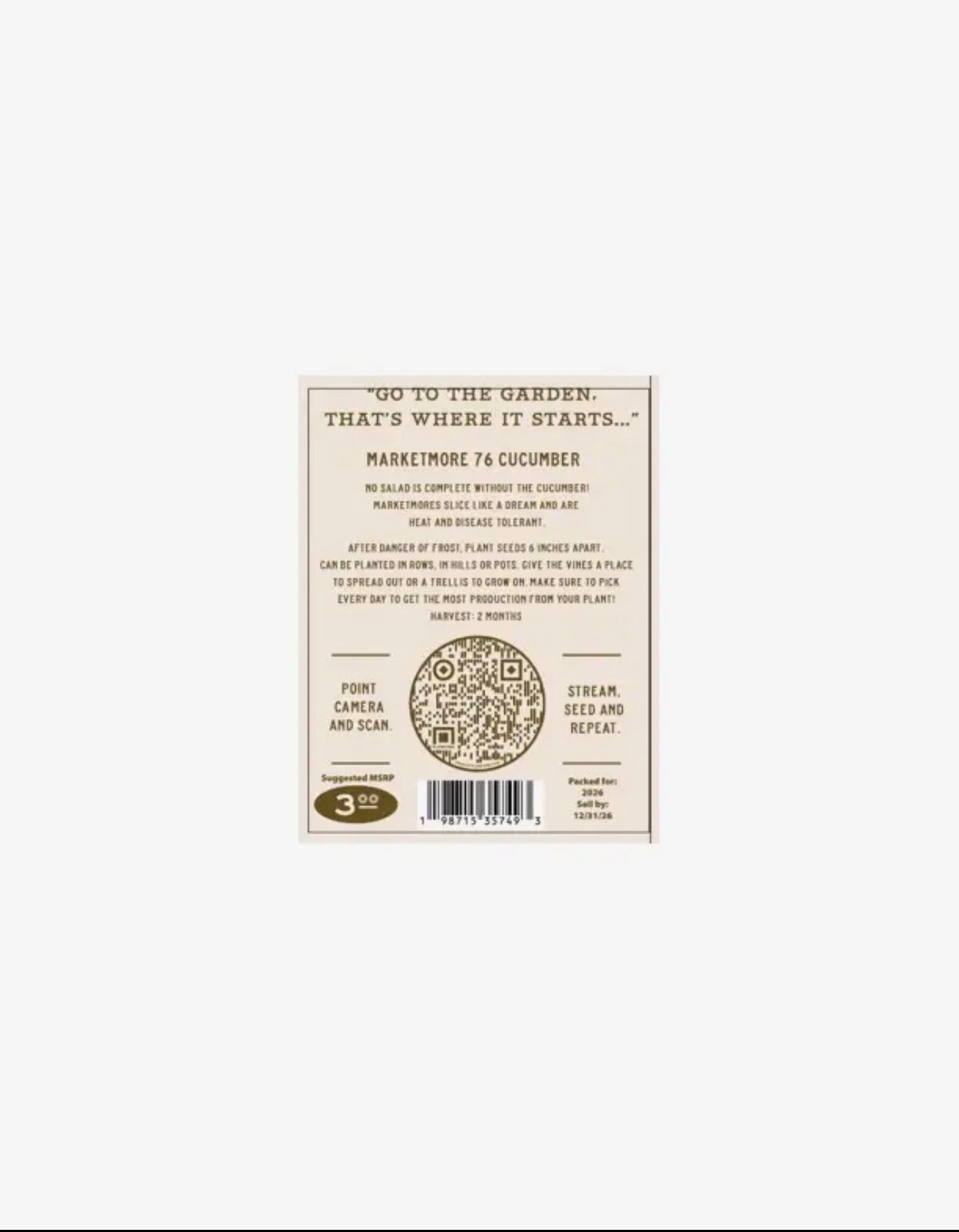 Schoepp Heirloom / Open Pollenated Seeds