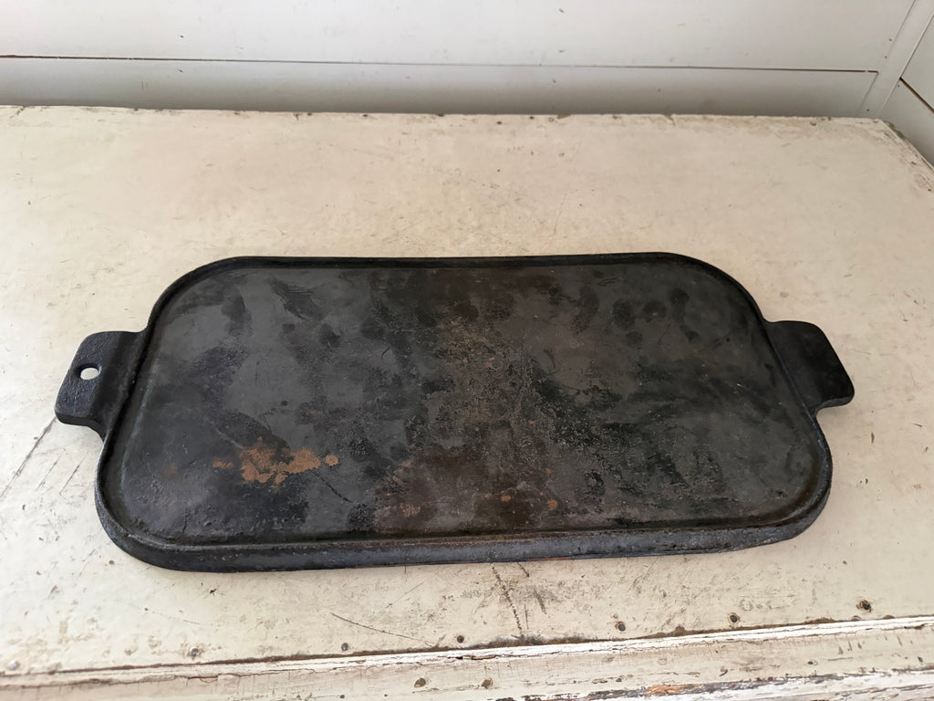 Vintage cast-iron griddle
