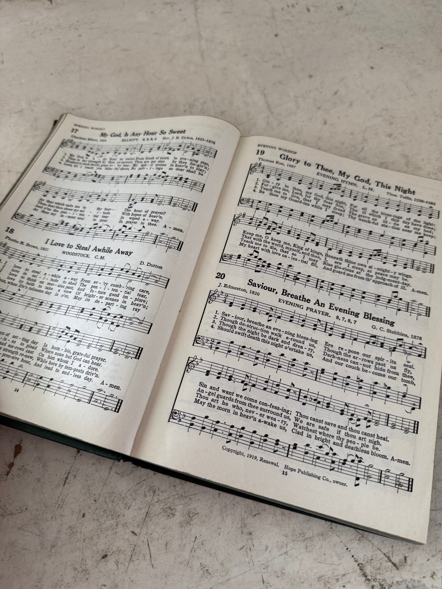 New Baptist Hymnal 1950’s