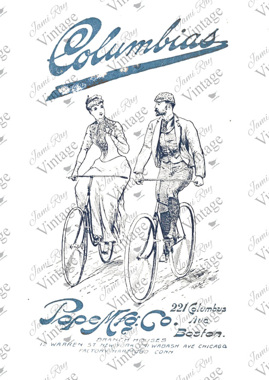 Columbias Bicycle | JRV A4 Rice Paper