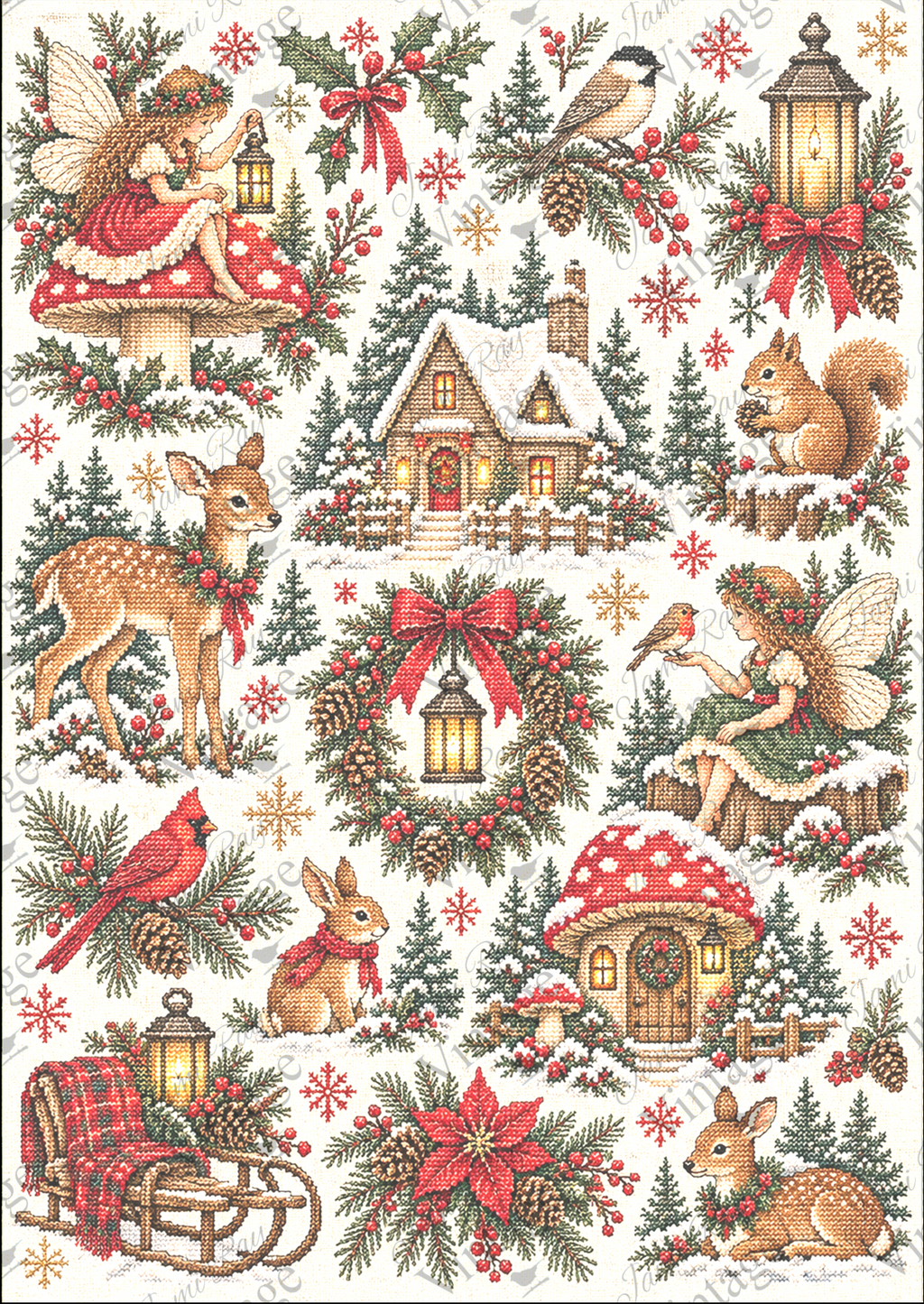New Cross Stitch Wonderland | JRV A4 Rice Paper