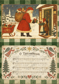 New Folk Art Santa | JRV A4 Rice Paper