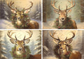 Holiday Deer | Discontinued JRV A4 Rice Paper