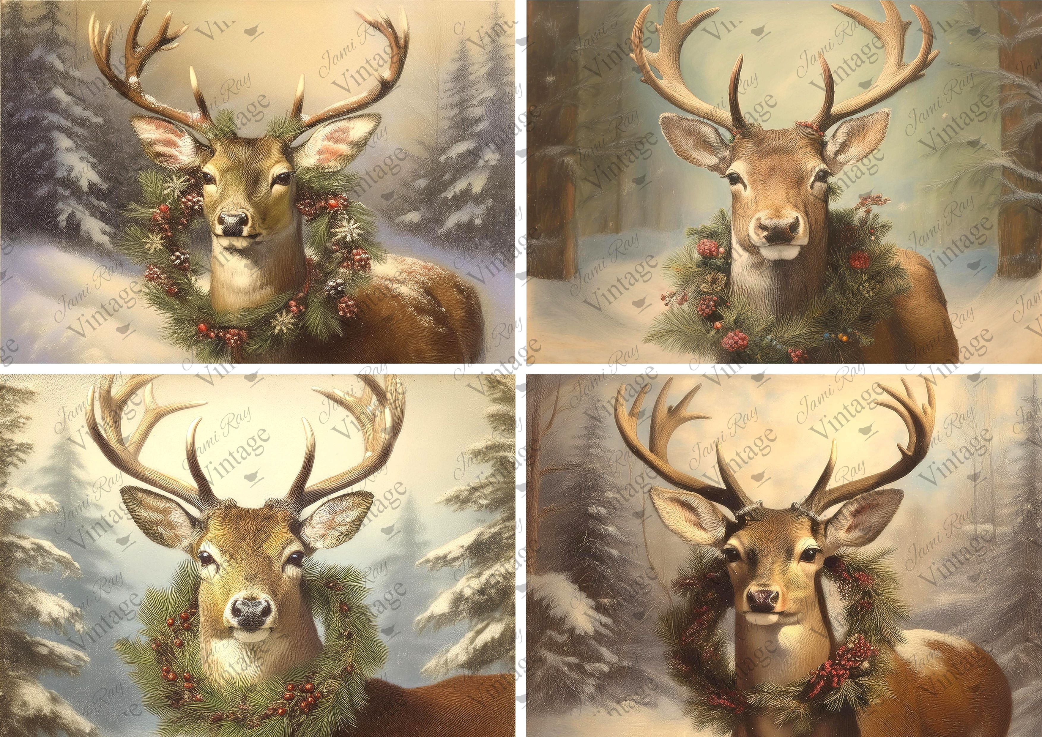 Holiday Deer | Discontinued JRV A4 Rice Paper