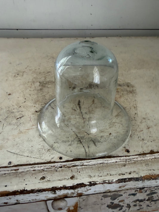 Small hand blown be cloche will get knob on top