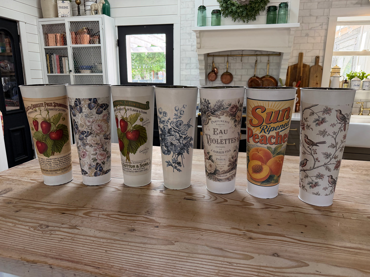 Zeb’s French Flower buckets
