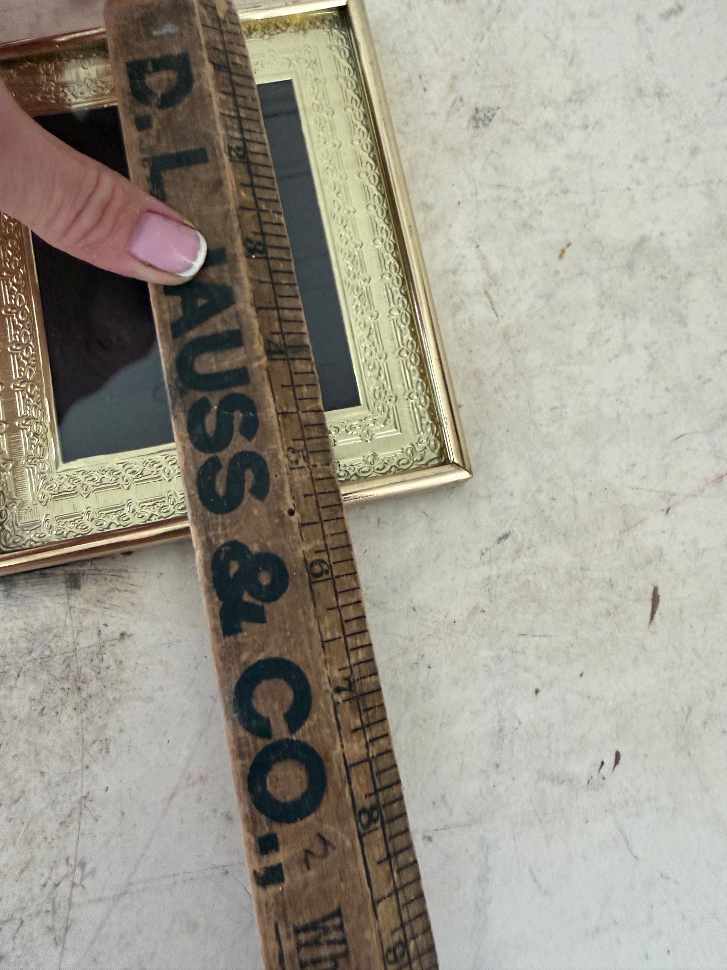 Brass frame matted will get art