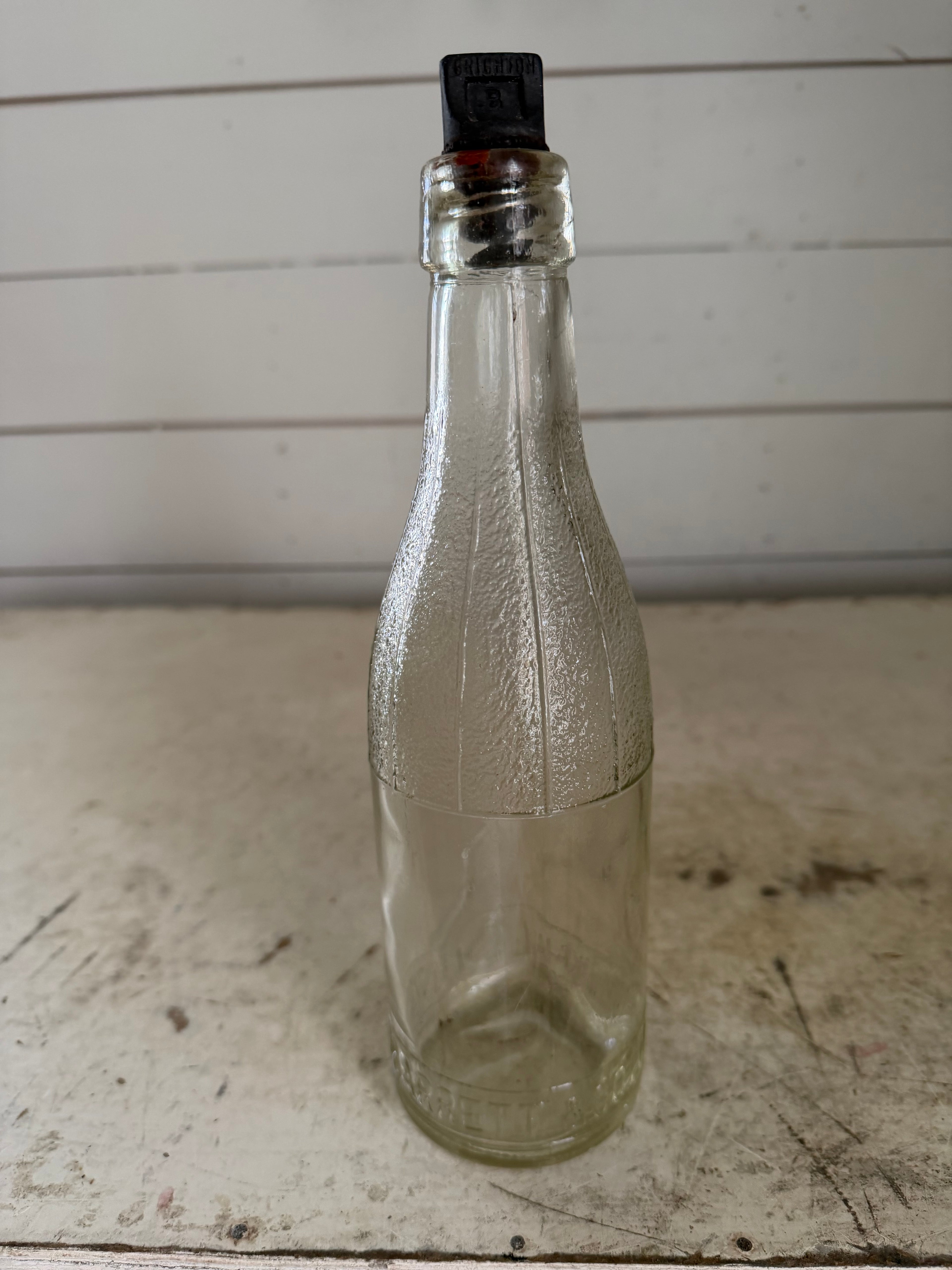 Vauxhall, Plowman, Barrett & Co LTD Clear Glass Bottle