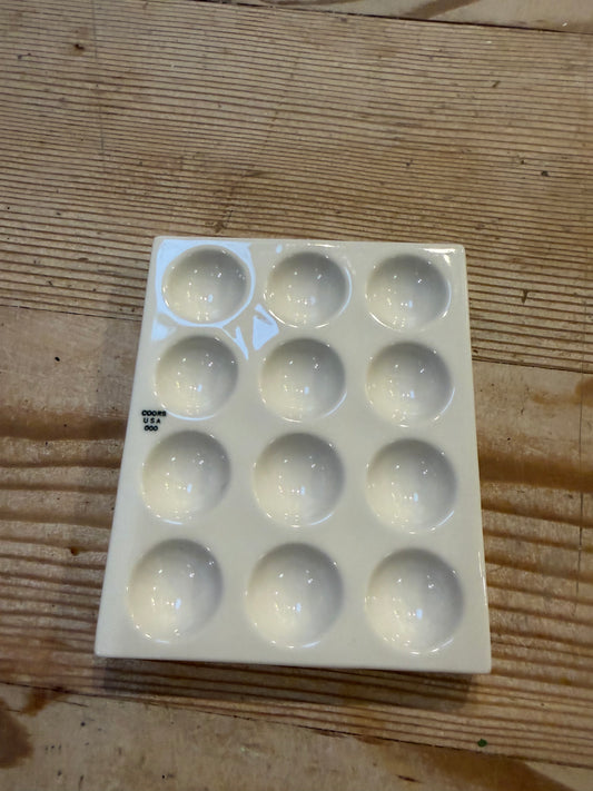 Vintage Coors USA porcelain spot plate