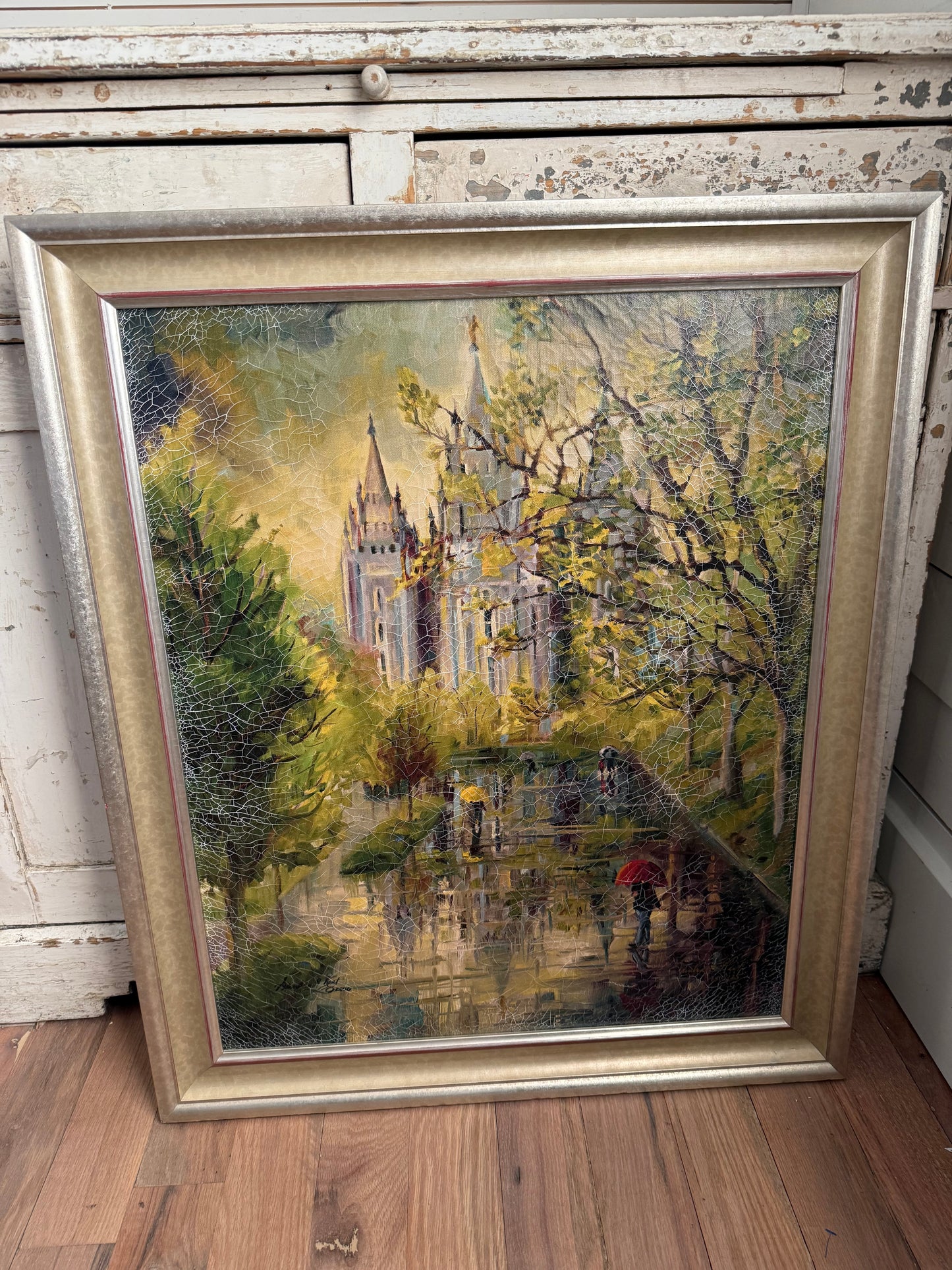 Sandra Rast Framed Salt Lake Temple print