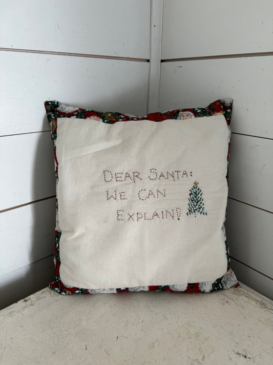 Dear Santa Pillow