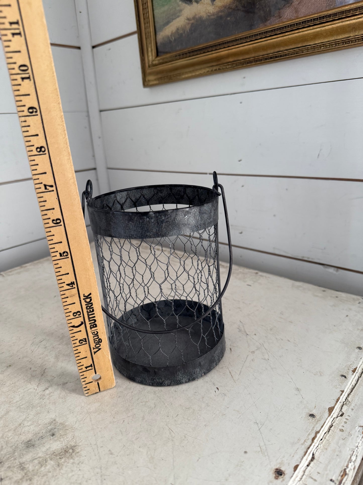 Chicken wire  Bucket Organizer