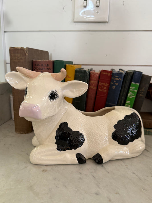 Cow Planter - has some foam inside I couldnt get out