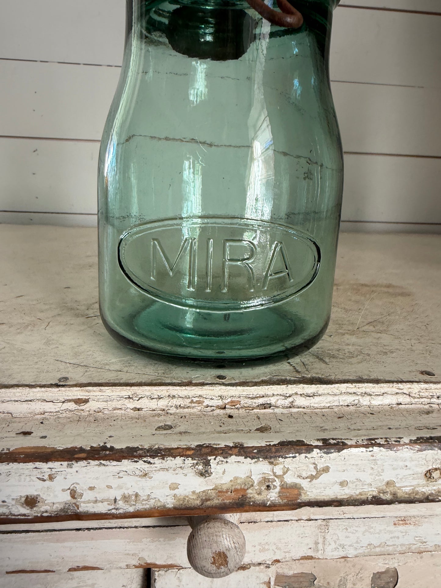 Mira French Canning Jar - has chiming lid as shown