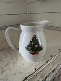 Christmas Tree Creamer - Has chip, as is