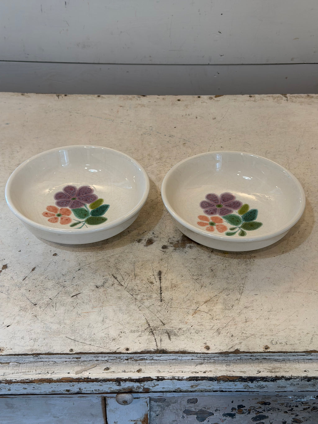 1970s Franciscan Floral Cereal Bowl - Sold Individually