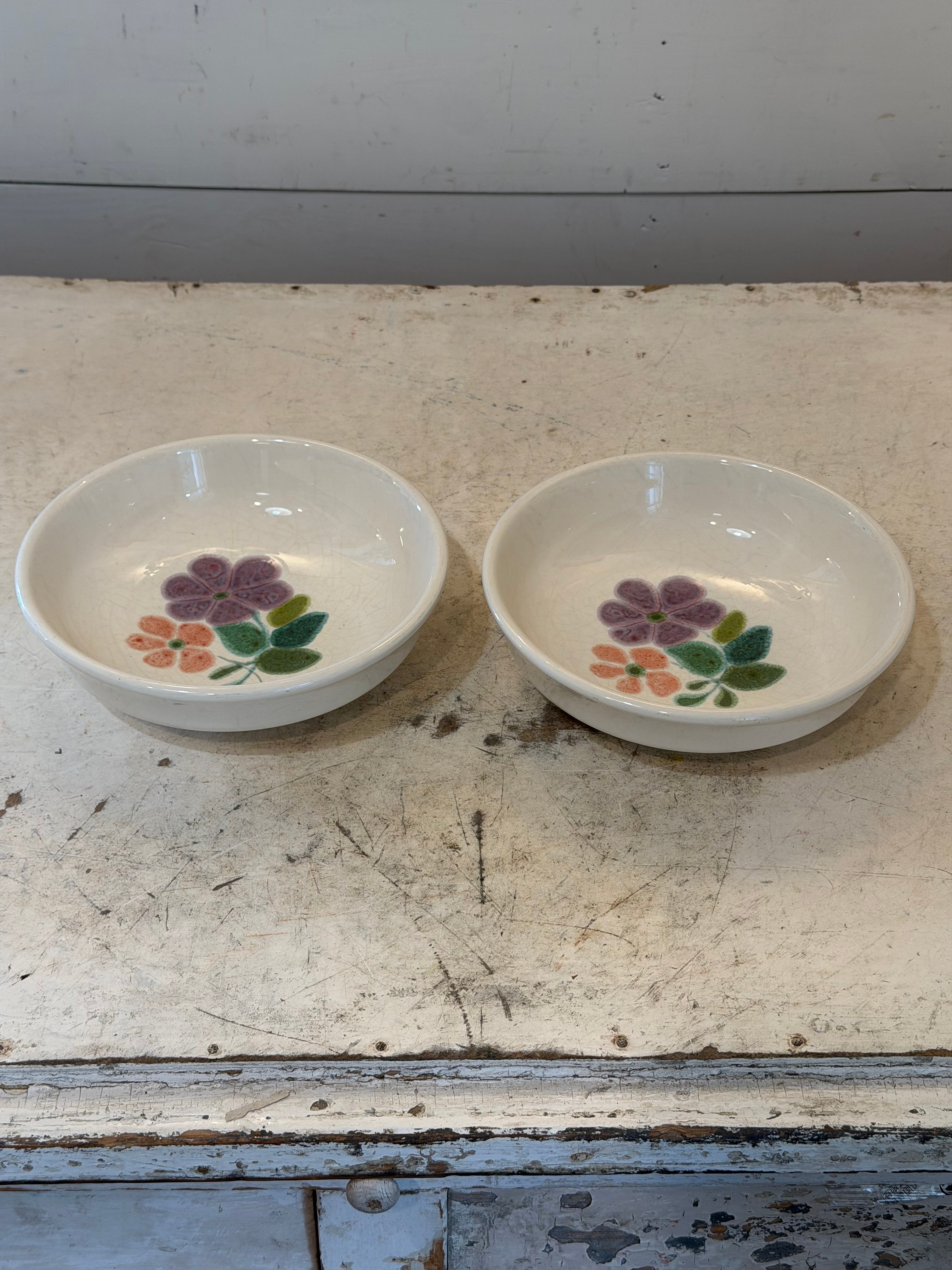 1970s Franciscan Floral Cereal Bowl - Sold Individually