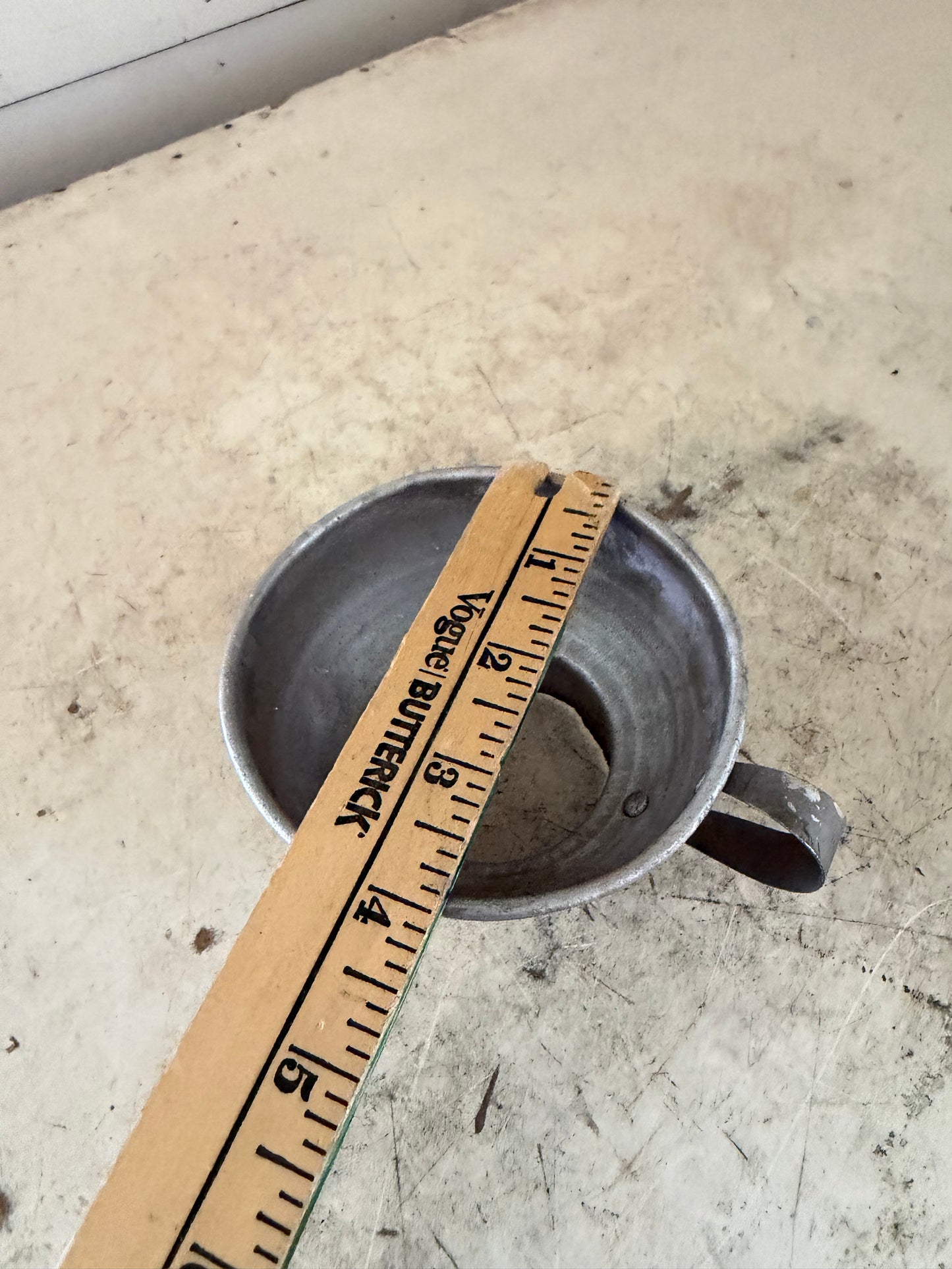 Vintage Metal Canning Funnel