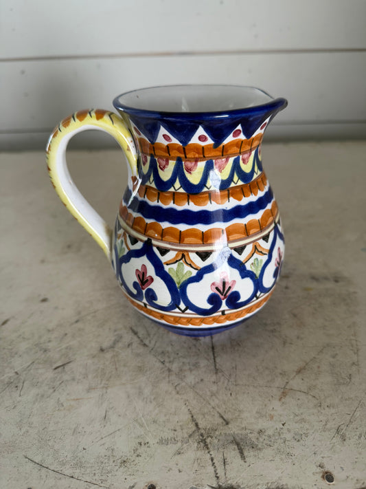 Hand Painted Italian Style Pitcher
