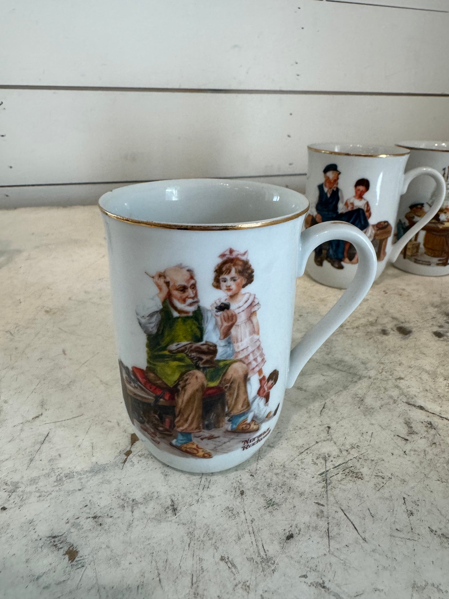 Norman Rockwell Mug - Sold Individually