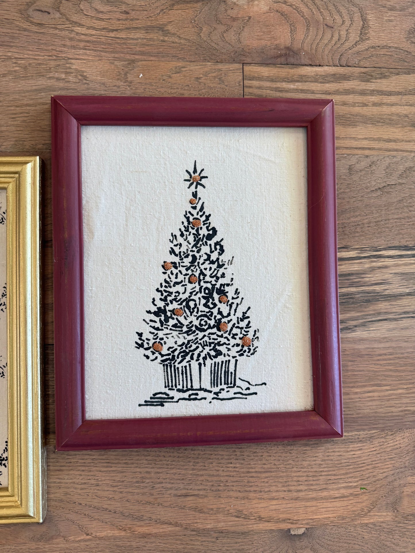 Frames Linen Christmas Art