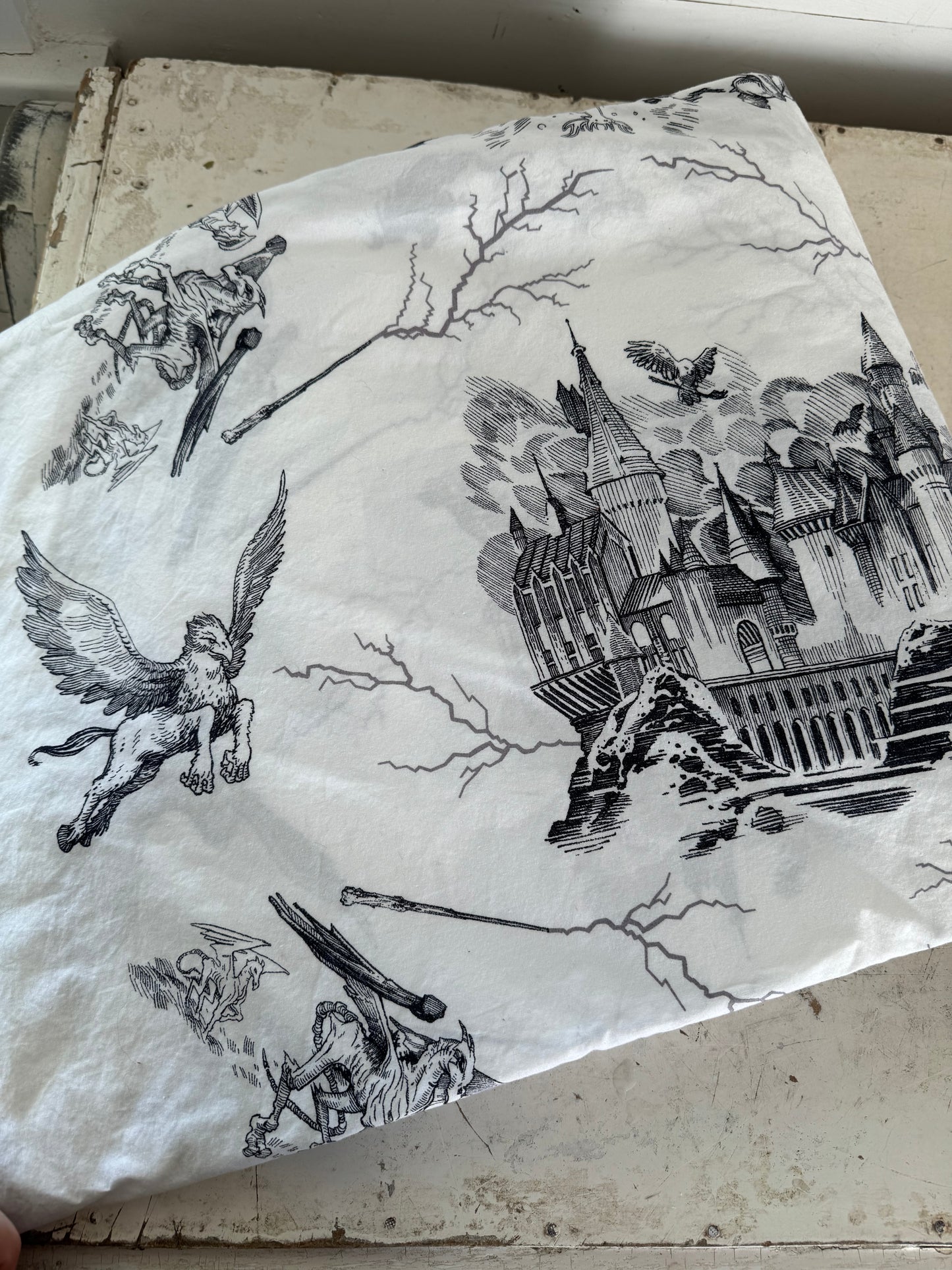 Queen Size Harry Potter Flat Sheet