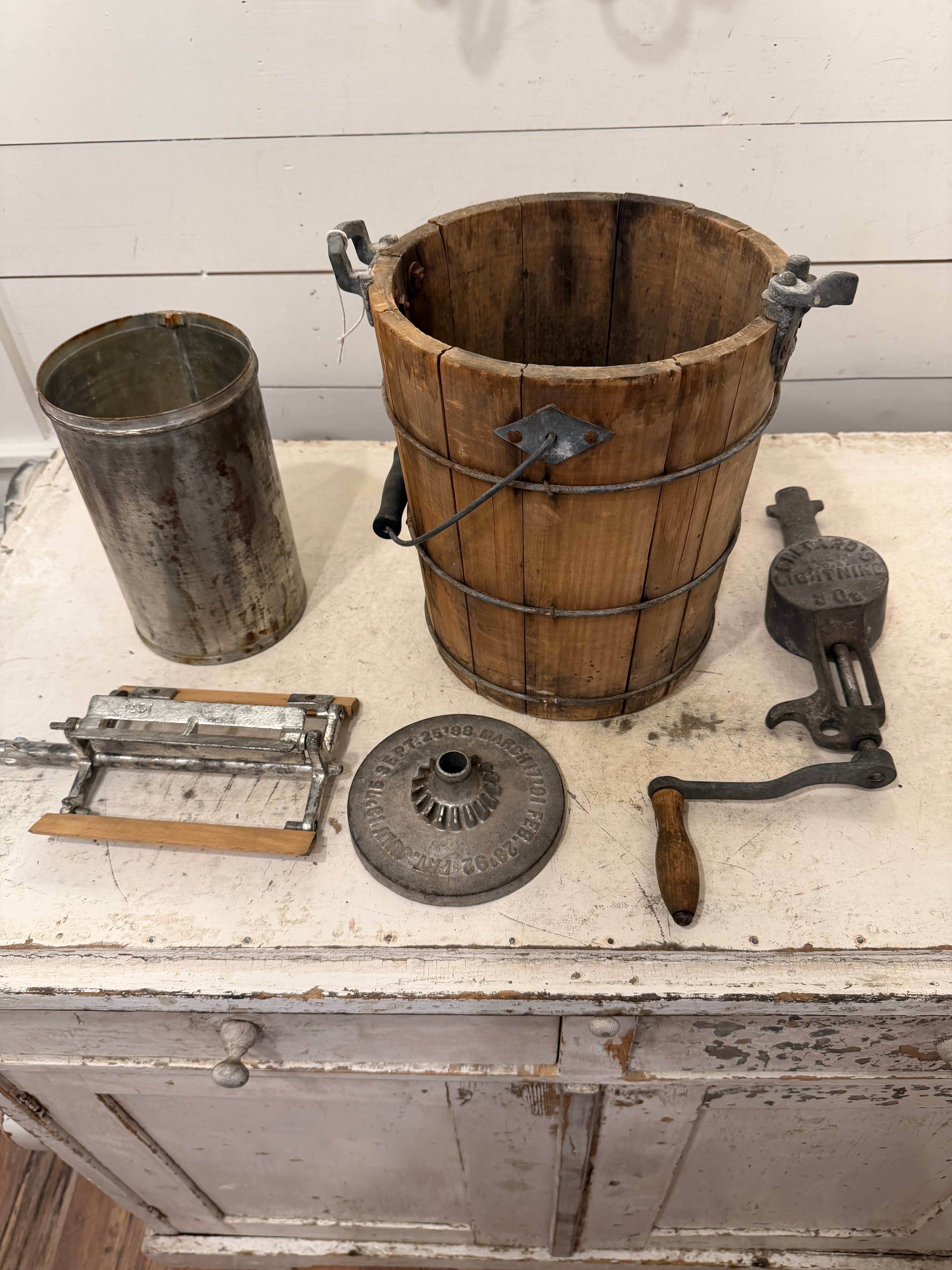 Shepard's Lightning hand-crank ice cream maker