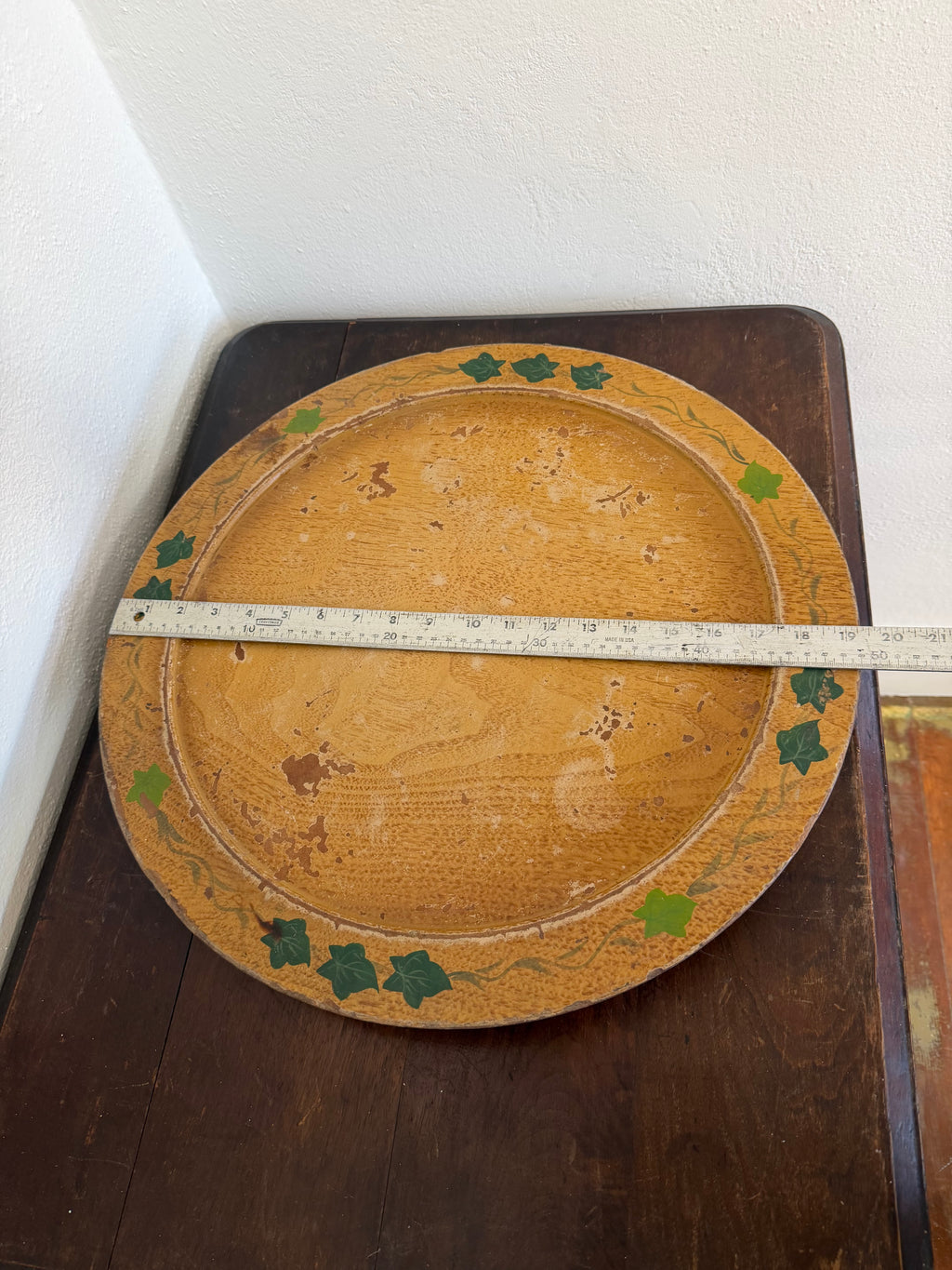 Large Wood Lazy Susan - Will get makeover